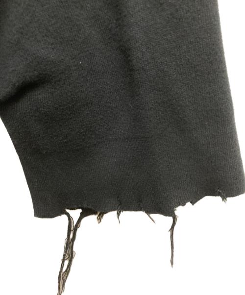 PERVERZE（パーバーズ）PERVERZE (パーバーズ) LOOSE KNIT CARDIGAN ブラック サイズ:freeの古着・服飾アイテム