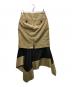 sacai (サカイ) Double Breasted Asymmetry Skirt ベージュ：18000円