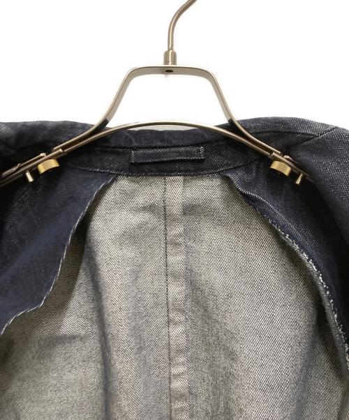 LARDINI（ラルディーニ）LARDINI (ラルディーニ) 段返り3Bデニムテーラードジャケット ネイビー サイズ:50の古着・服飾アイテム