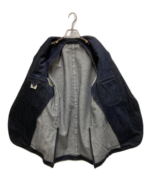 LARDINI（ラルディーニ）LARDINI (ラルディーニ) 段返り3Bデニムテーラードジャケット ネイビー サイズ:50の古着・服飾アイテム