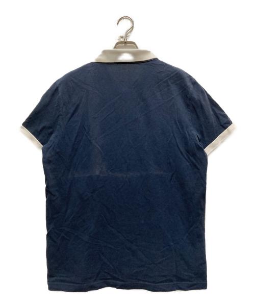MONCLER（モンクレール）MONCLER (モンクレール) ポロシャツ ネイビー サイズ:XLの古着・服飾アイテム