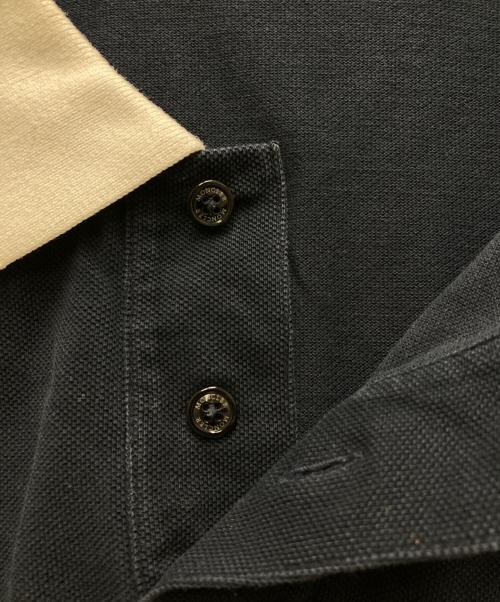 MONCLER（モンクレール）MONCLER (モンクレール) ポロシャツ ネイビー サイズ:XLの古着・服飾アイテム