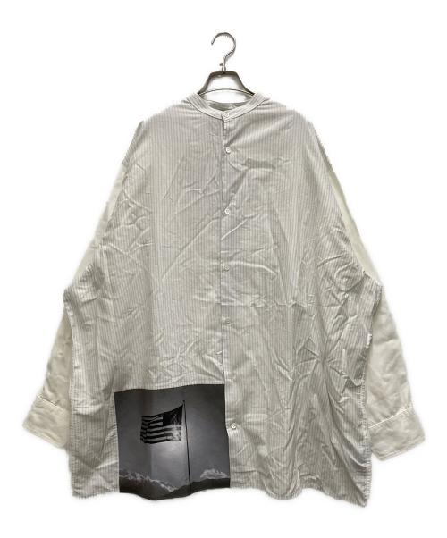 RAF SIMONS（ラフシモンズ）RAF SIMONS (ラフシモンズ) 17SS ROBERT MAPPLETHORPE OVERSIZED SHIRT ホワイト サイズ:46の古着・服飾アイテム
