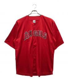 MLB（エムエルビー）の古着「ベースボールシャツ」｜レッド