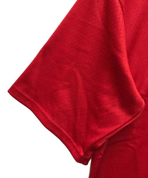 MLB（エムエルビー）MLB (エムエルビー) ベースボールシャツ レッド サイズ:Mの古着・服飾アイテム