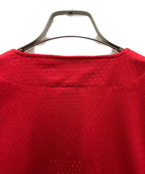 MLB（エムエルビー）MLB (エムエルビー) ベースボールシャツ レッド サイズ:Mの古着・服飾アイテム