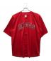 MLB（エムエルビー）の古着「ベースボールシャツ」｜レッド