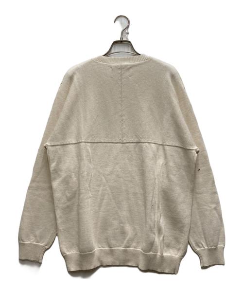 nanamica（ナナミカ）nanamica (ナナミカ) 7G CREW NECK SWEATER ベージュ サイズ:Ⅿの古着・服飾アイテム