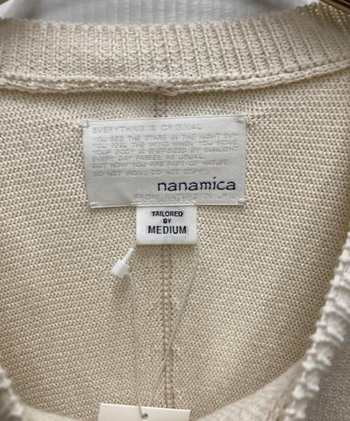 nanamica（ナナミカ）nanamica (ナナミカ) 7G CREW NECK SWEATER ベージュ サイズ:Ⅿの古着・服飾アイテム