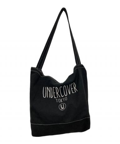 UNDERCOVERアンダーカバーUUUフェイスプリント2wayトートバック 中古・古着通販】UNDERCOVER (アンダーカバー) 2WAYバッグ ブラック