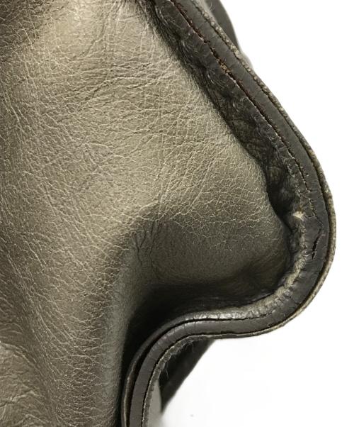 MIU MIU（ミュウミュウ）MIU MIU (ミュウミュウ) ヴィッテロ サイドリボントートバッグ グレーの古着・服飾アイテム