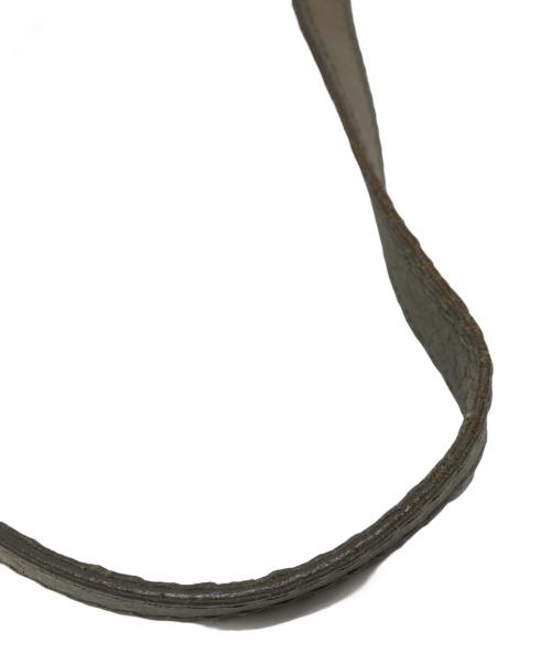 MIU MIU（ミュウミュウ）MIU MIU (ミュウミュウ) ヴィッテロ サイドリボントートバッグ グレーの古着・服飾アイテム