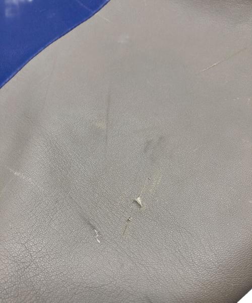 CELINE（セリーヌ）CELINE (セリーヌ) ホリゾンタルカバ バイカラートートバッグ ブルー×グレーの古着・服飾アイテム