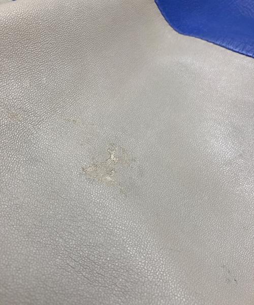 CELINE（セリーヌ）CELINE (セリーヌ) ホリゾンタルカバ バイカラートートバッグ ブルー×グレーの古着・服飾アイテム