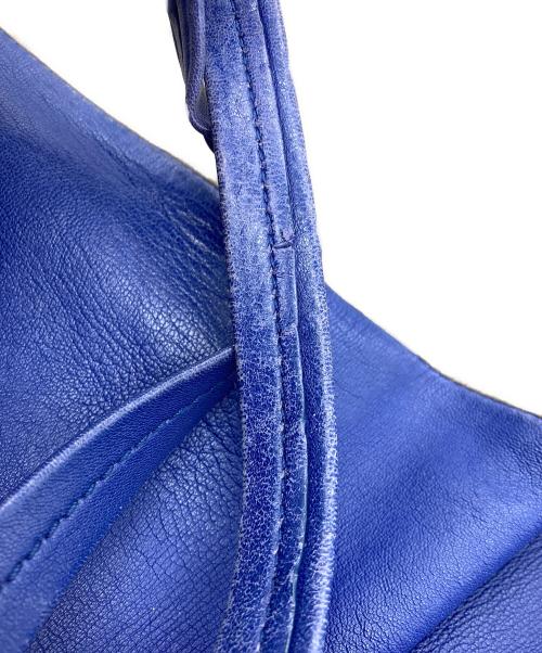 CELINE（セリーヌ）CELINE (セリーヌ) ホリゾンタルカバ バイカラートートバッグ ブルー×グレーの古着・服飾アイテム