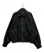 juhaユハ）の古着「OVER SLEEVE BOMBER JACKET」｜ブラック