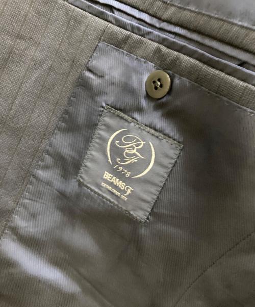 BEAMS F（ビームスエフ）BEAMS F (ビームスエフ) ストライプ 2B テーラードジャケット スラックス ネイビー サイズ:42の古着・服飾アイテム