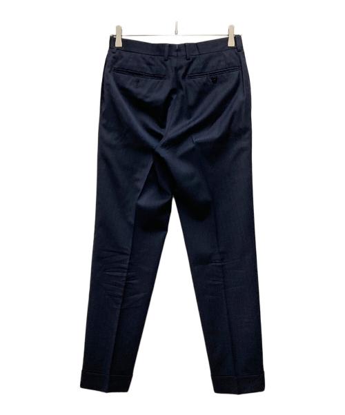 BEAMS F（ビームスエフ）BEAMS F (ビームスエフ) ストライプ 2B テーラードジャケット スラックス ネイビー サイズ:42の古着・服飾アイテム