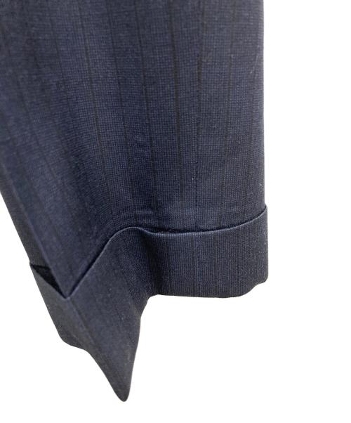 BEAMS F（ビームスエフ）BEAMS F (ビームスエフ) ストライプ 2B テーラードジャケット スラックス ネイビー サイズ:42の古着・服飾アイテム