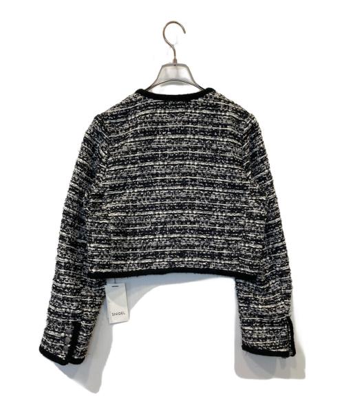 Snidel（スナイデル）Snidel (スナイデル) ミックスツイードジャケット グレー サイズ:S 未使用品の古着・服飾アイテム