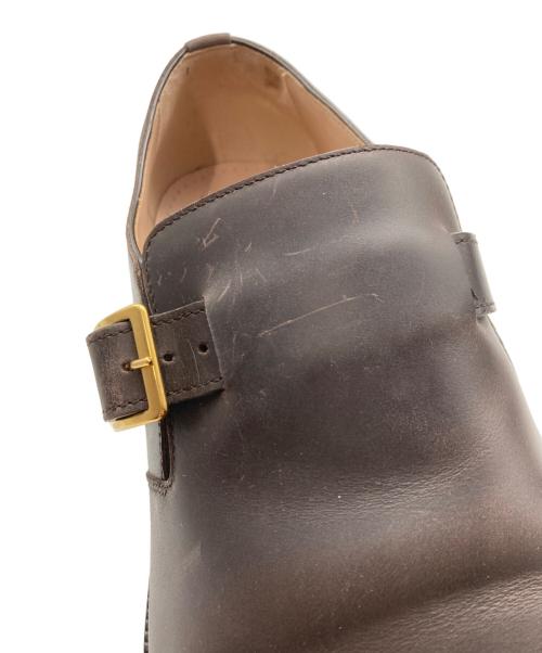 LOEWE（ロエベ）LOEWE (ロエベ) Campo バックルディテールダービーシューズ ブラウン サイズ:42の古着・服飾アイテム