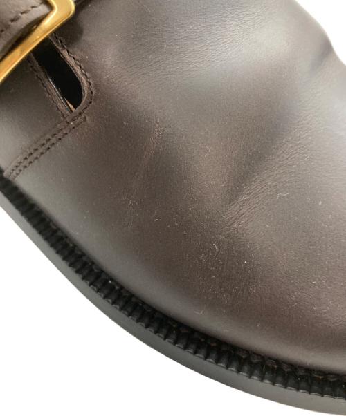 LOEWE（ロエベ）LOEWE (ロエベ) Campo バックルディテールダービーシューズ ブラウン サイズ:42の古着・服飾アイテム