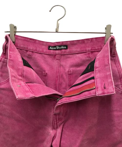 Acne studios（アクネ ストゥディオズ）Acne studios (アクネ ストゥディオズ) コットンキャンバストラウザーズカーボングレーデニム ピンク サイズ:XXSの古着・服飾アイテム