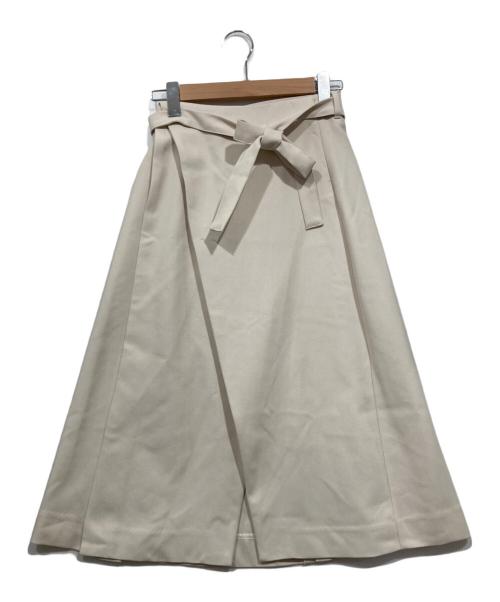 TELOPLAN（テーロプラン）TELOPLAN (テーロプラン) Lago Wrap Skirt/ラップスカート ベージュ サイズ:Fの古着・服飾アイテム