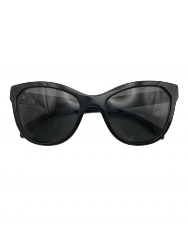 中古・古着通販】PRADA (プラダ) キャットアイサングラス ブラック
