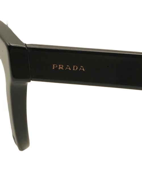 PRADA（プラダ）PRADA (プラダ) キャットアイサングラス ブラック サイズ:56□19の古着・服飾アイテム