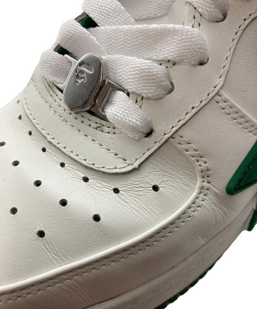 A BATHING APE（ア ベイシング エイプ）A BATHING APE (ア ベイシング エイプ) BAPESTA/ローカットスニーカー ホワイト サイズ:US 9の古着・服飾アイテム