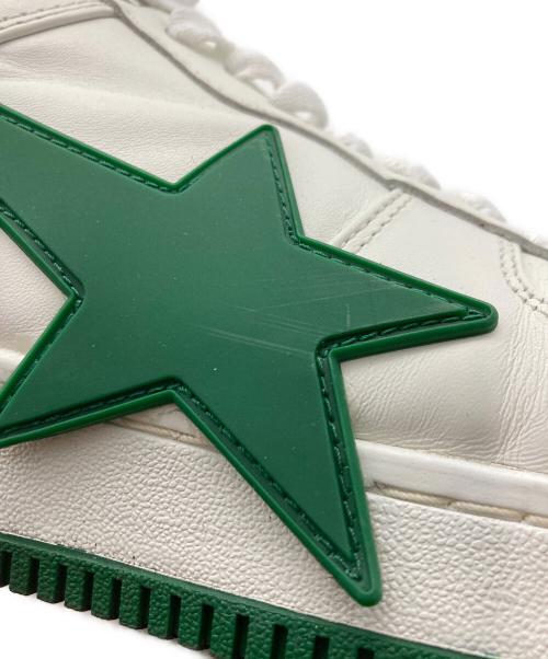 A BATHING APE（ア ベイシング エイプ）A BATHING APE (ア ベイシング エイプ) BAPESTA/ローカットスニーカー ホワイト サイズ:US 9の古着・服飾アイテム