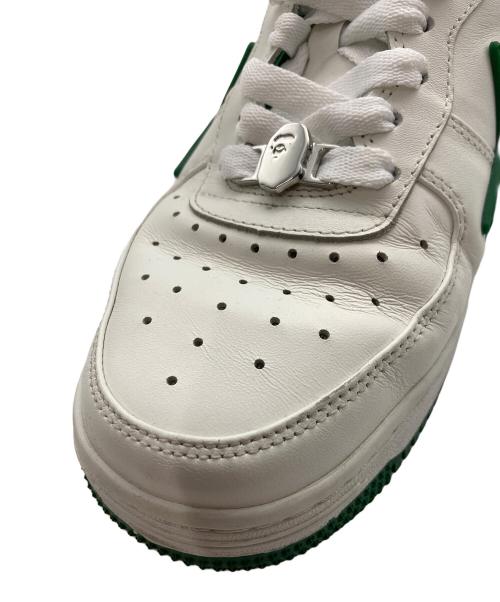 A BATHING APE（ア ベイシング エイプ）A BATHING APE (ア ベイシング エイプ) BAPESTA/ローカットスニーカー ホワイト サイズ:US 9の古着・服飾アイテム