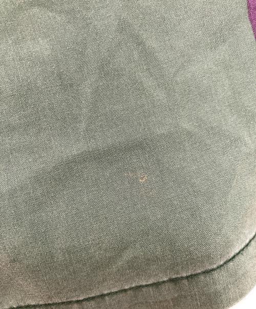 stussy（ステューシー）stussy (ステューシー) オープンカラーストライプシャツ グリーン サイズ:XLの古着・服飾アイテム