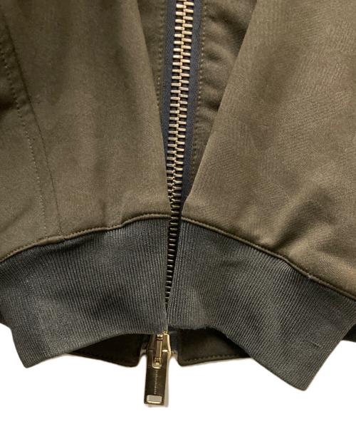 Junhashimoto（ジュンハシモト）Junhashimoto (ジュンハシモト) B'2nd (ビーセカンド) 別注 CAMO EMBOSS JERSEY MA-1 オリーブ サイズ:4の古着・服飾アイテム