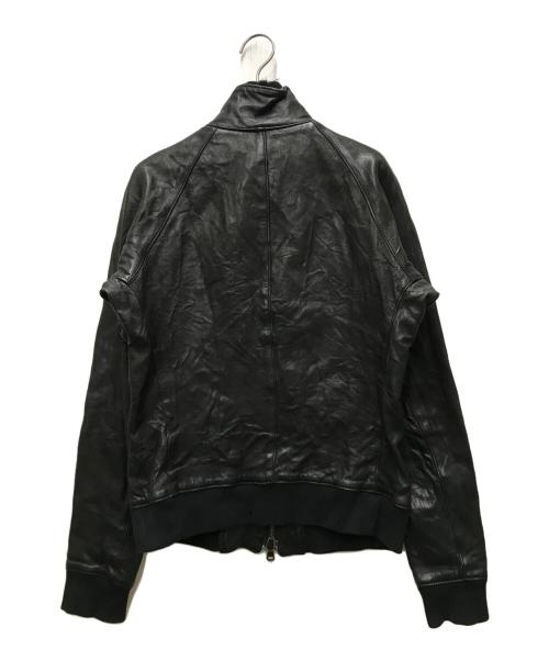 Junhashimoto（ジュンハシモト）Junhashimoto (ジュンハシモト) 15AW  WRAP SHORT LEATHER オリーブ サイズ:4の古着・服飾アイテム