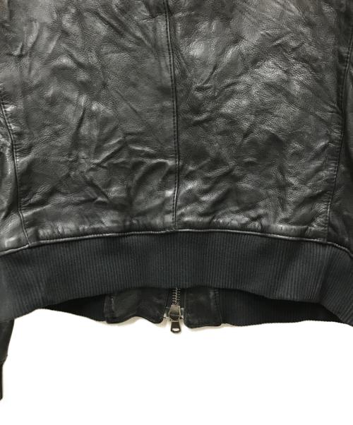 Junhashimoto（ジュンハシモト）Junhashimoto (ジュンハシモト) 15AW  WRAP SHORT LEATHER オリーブ サイズ:4の古着・服飾アイテム