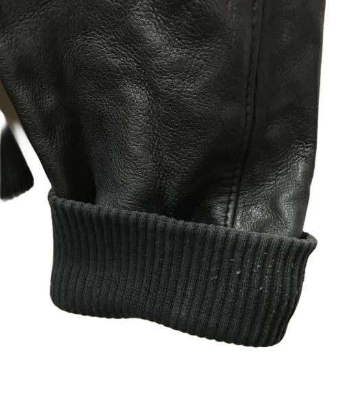 Junhashimoto（ジュンハシモト）Junhashimoto (ジュンハシモト) 15AW  WRAP SHORT LEATHER オリーブ サイズ:4の古着・服飾アイテム