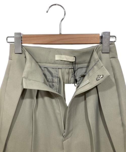 PUBLIC TOKYO（パブリックトウキョウ）PUBLIC TOKYO (パブリックトウキョウ) パウダーツイルフレアパンツ グリーン サイズ:1の古着・服飾アイテム