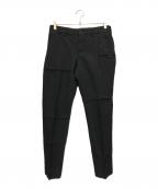 COMME des GARCONS HOMME PLUSコムデギャルソンオムプリュス）の古着「ポリ縮絨パンツ」｜ブラック