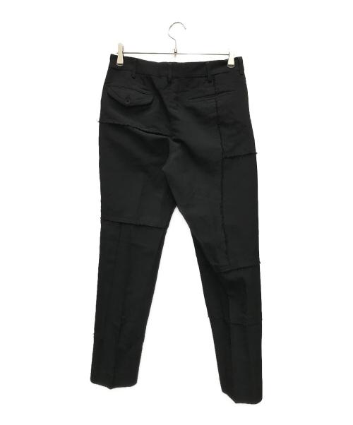 COMME des GARCONS HOMME PLUS（コムデギャルソンオムプリュス）COMME des GARCONS HOMME PLUS (コムデギャルソンオムプリュス) ポリ縮絨パンツ ブラック サイズ:Sの古着・服飾アイテム