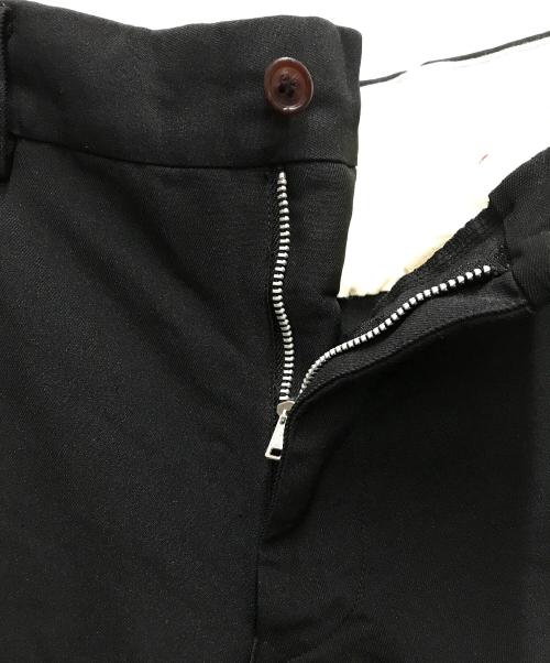 COMME des GARCONS HOMME PLUS（コムデギャルソンオムプリュス）COMME des GARCONS HOMME PLUS (コムデギャルソンオムプリュス) ポリ縮絨パンツ ブラック サイズ:Sの古着・服飾アイテム