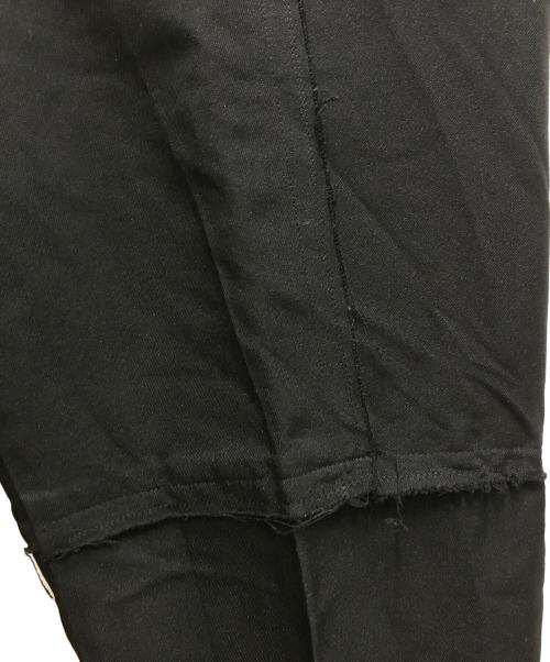 COMME des GARCONS HOMME PLUS（コムデギャルソンオムプリュス）COMME des GARCONS HOMME PLUS (コムデギャルソンオムプリュス) ポリ縮絨パンツ ブラック サイズ:Sの古着・服飾アイテム