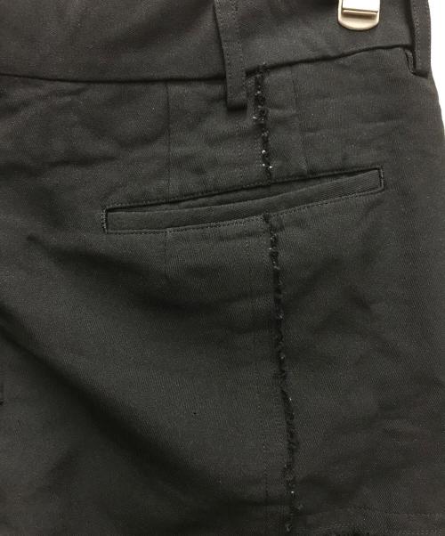 COMME des GARCONS HOMME PLUS（コムデギャルソンオムプリュス）COMME des GARCONS HOMME PLUS (コムデギャルソンオムプリュス) ポリ縮絨パンツ ブラック サイズ:Sの古着・服飾アイテム