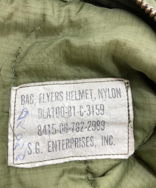 US ARMY（ユーエスアーミー）US ARMY (ユーエスアーミー) 80's ヘルメットバック カーキの古着・服飾アイテム