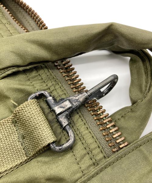 US ARMY（ユーエスアーミー）US ARMY (ユーエスアーミー) 80's ヘルメットバック カーキの古着・服飾アイテム