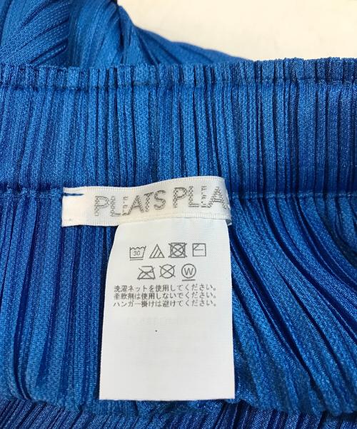 PLEATS PLEASE（プリーツプリーズ）PLEATS PLEASE (プリーツプリーズ) THICKER BOTTOMS 2 ブルー サイズ:3の古着・服飾アイテム