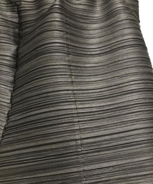 PLEATS PLEASE（プリーツプリーズ）PLEATS PLEASE (プリーツプリーズ) HICKER BOTTOMS 2 グレー サイズ:5の古着・服飾アイテム