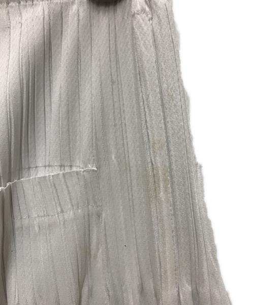 PLEATS PLEASE（プリーツプリーズ）PLEATS PLEASE (プリーツプリーズ) OPAQUE BOTTOMS ホワイト サイズ:5の古着・服飾アイテム