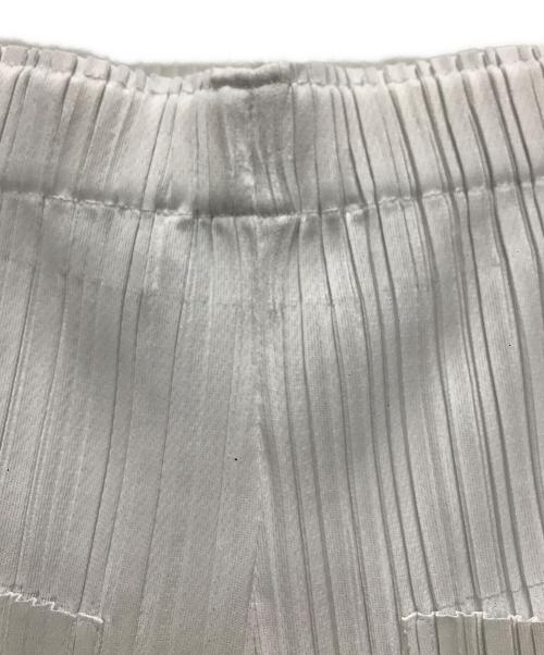 PLEATS PLEASE（プリーツプリーズ）PLEATS PLEASE (プリーツプリーズ) OPAQUE BOTTOMS ホワイト サイズ:5の古着・服飾アイテム